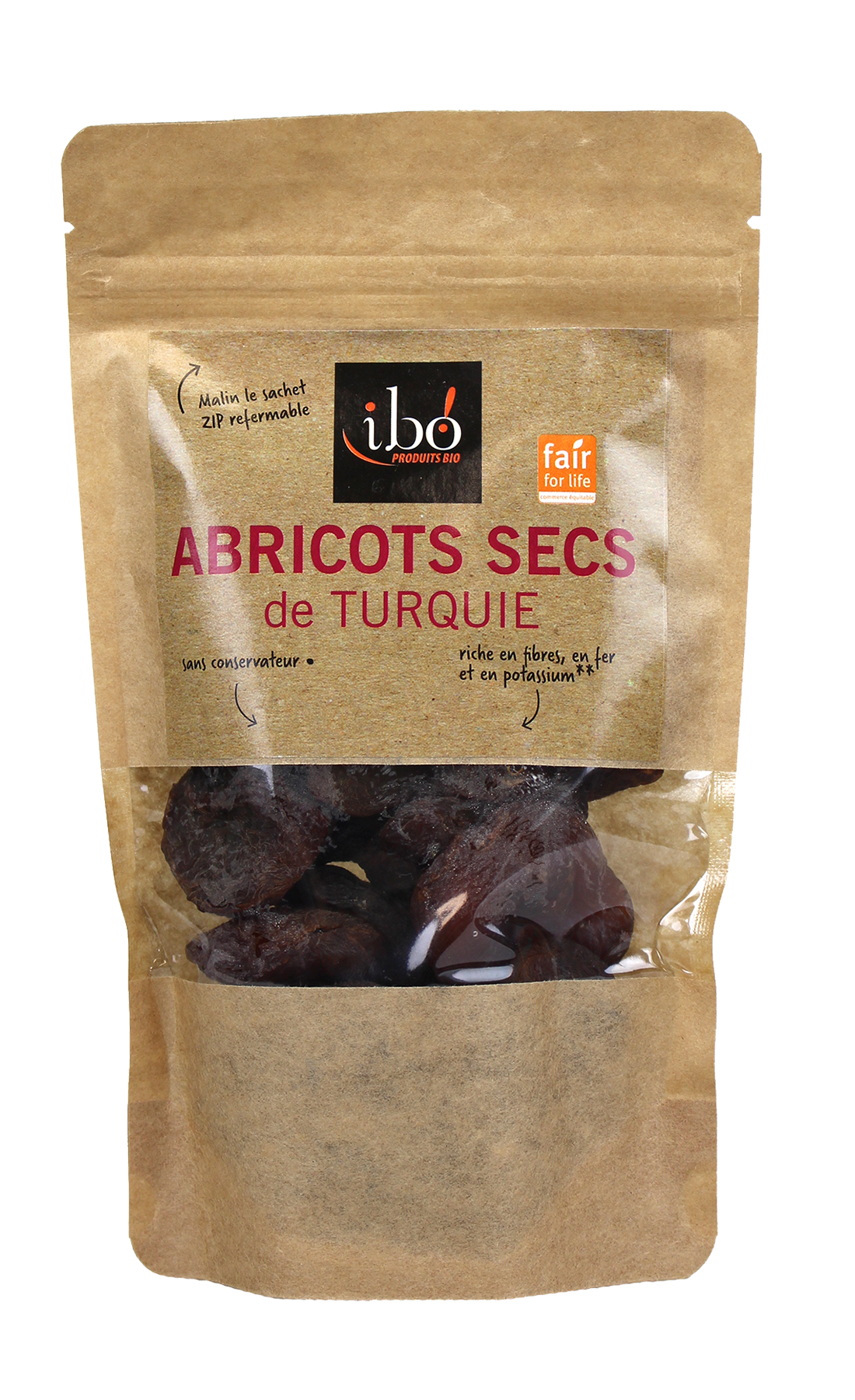 Abricots secs entiers bio & équitables - IBO