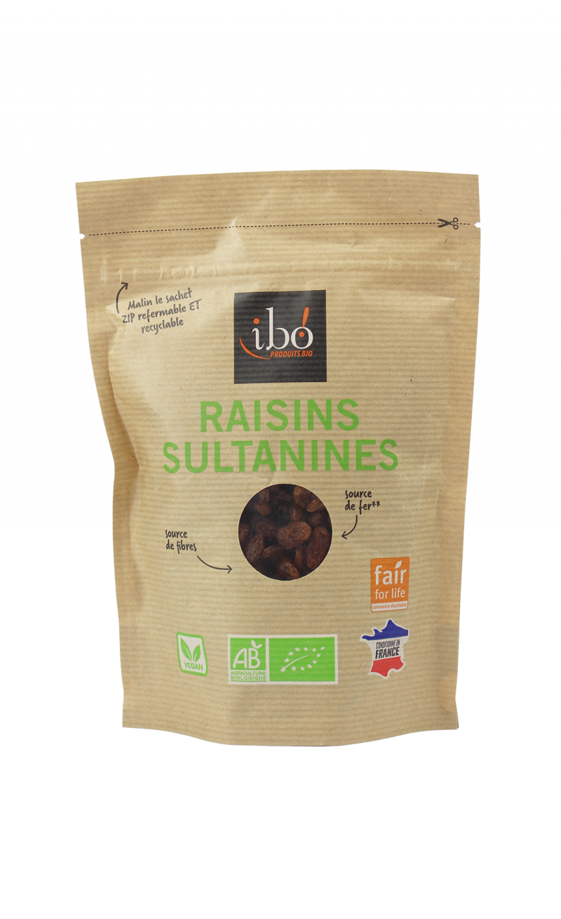 raisins sultanines bio 250g