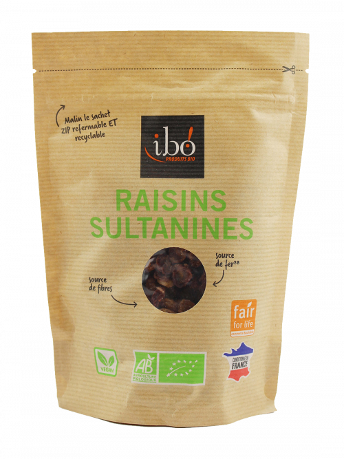 raisins secs sultanines bio ibo