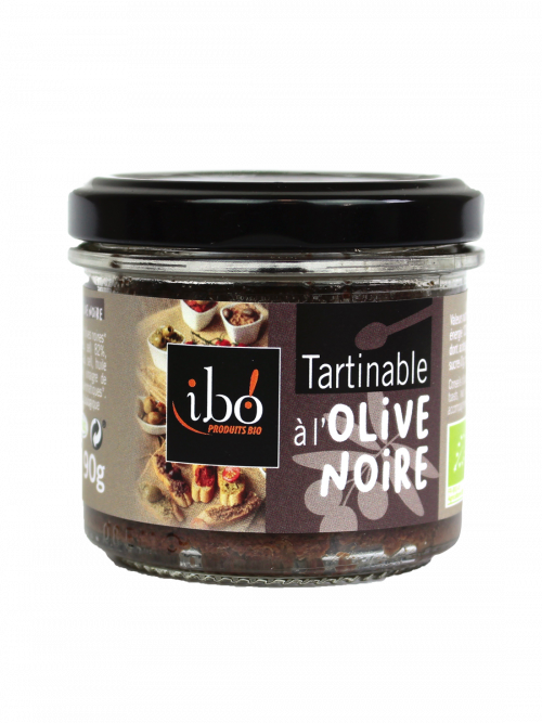 Tartinable olive noire bio ibo