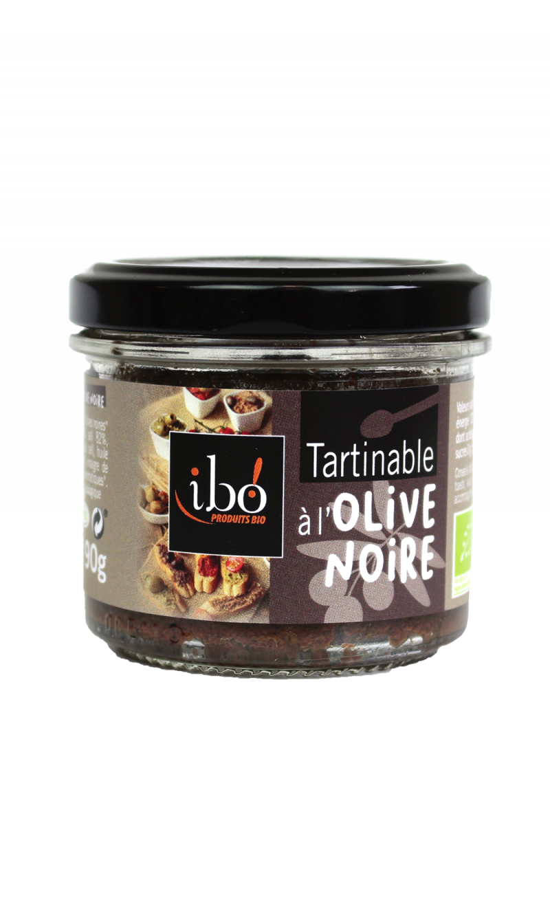 Tartinable olive noire bio ibo